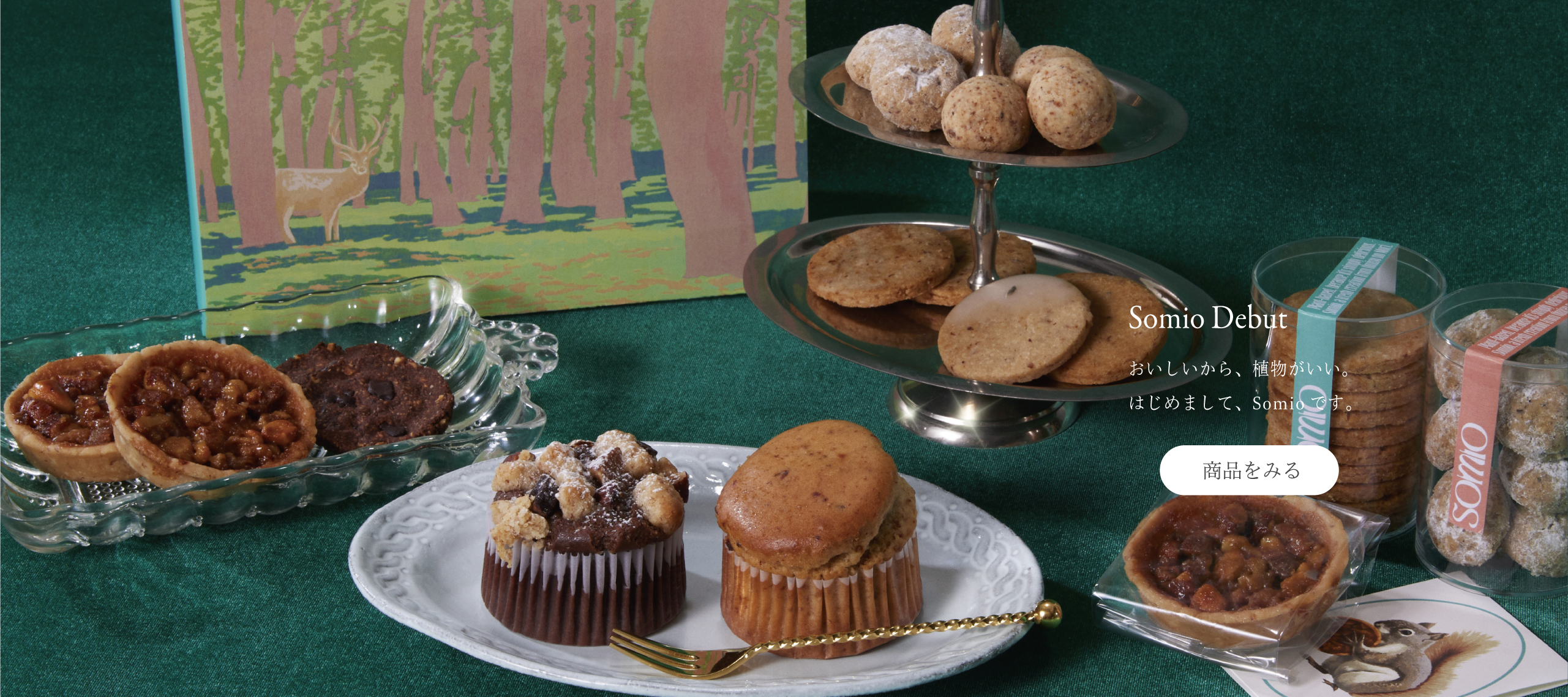 Somio Debut おいしいから、植物がいい。はじめまして、Somioです。